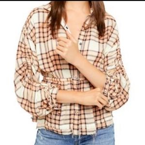 NWT Free People Flannel